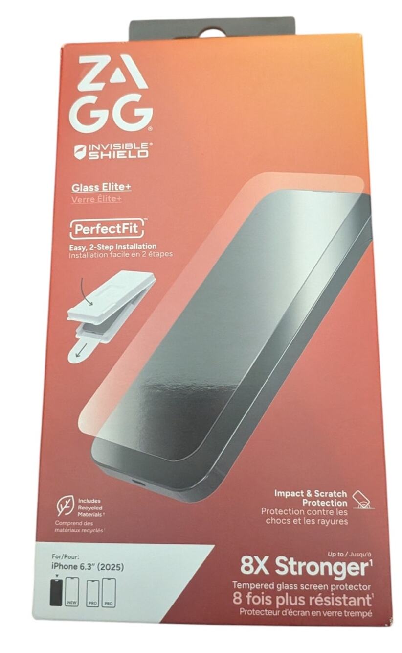 ZAGG Invisible Shield Glass Elite Privacy Screen Protector iPhone 17 6.3" 2025